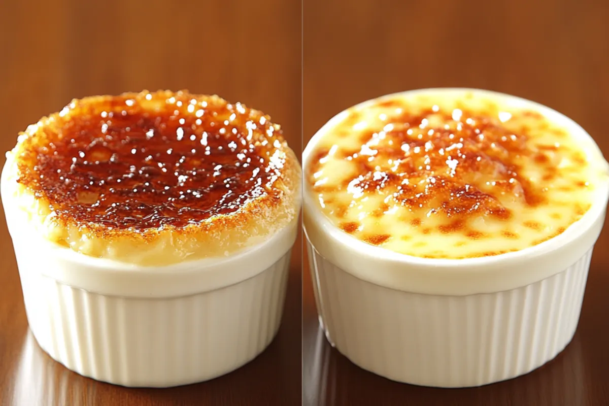 Is crème brûlée the same as custard