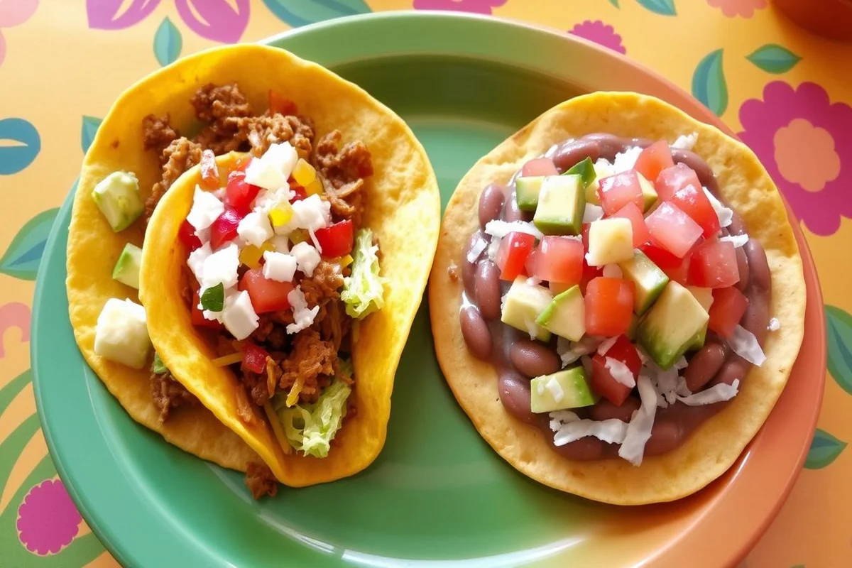 What's the difference between a chalupa and a tostada?