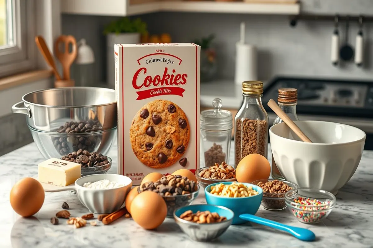 a variety of cookie mix enhancements