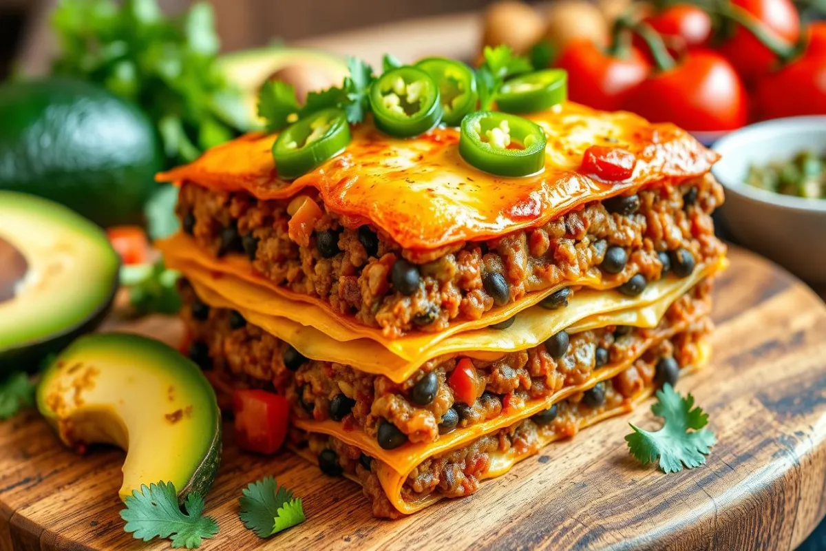 taco lasagna​