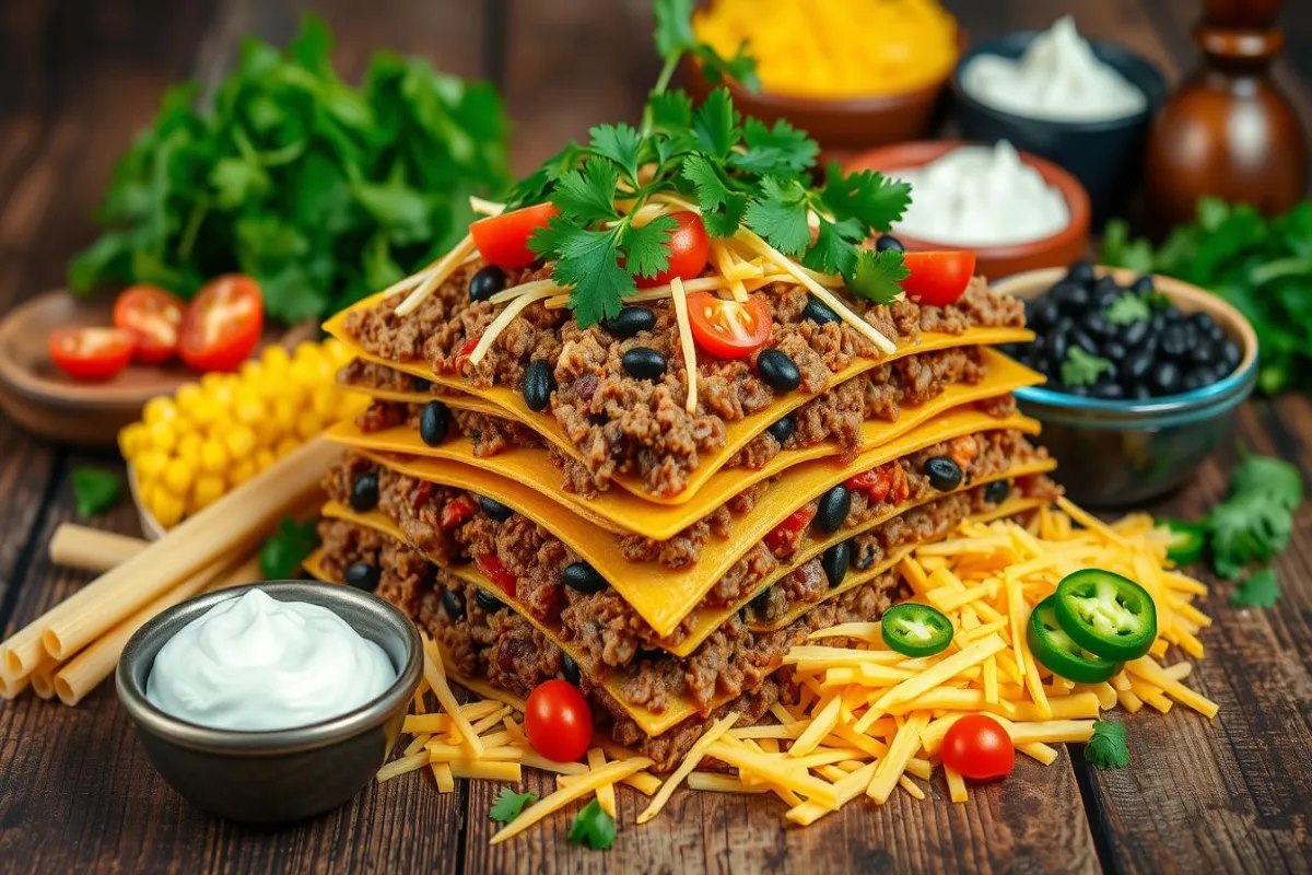 taco lasagna​