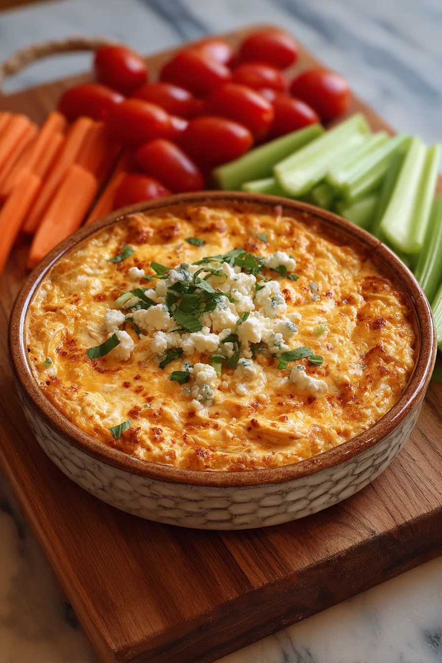Buffalo Chicken Dip with Canned Chicken