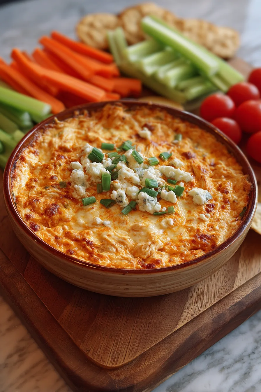 Buffalo Chicken Dip with Canned Chicken
