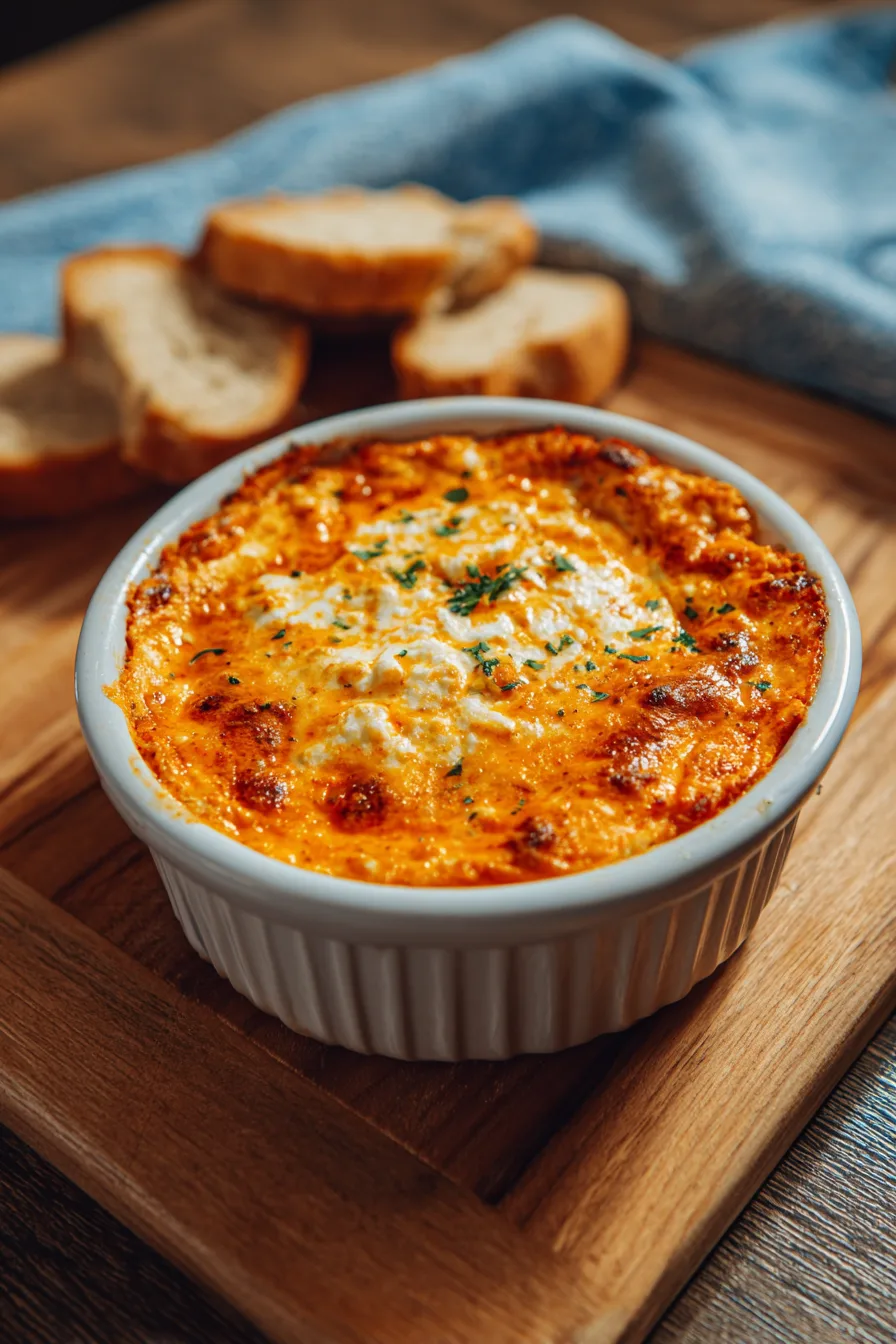 High-Protein Buffalo Chicken Dip with Cottage Cheese Recipe