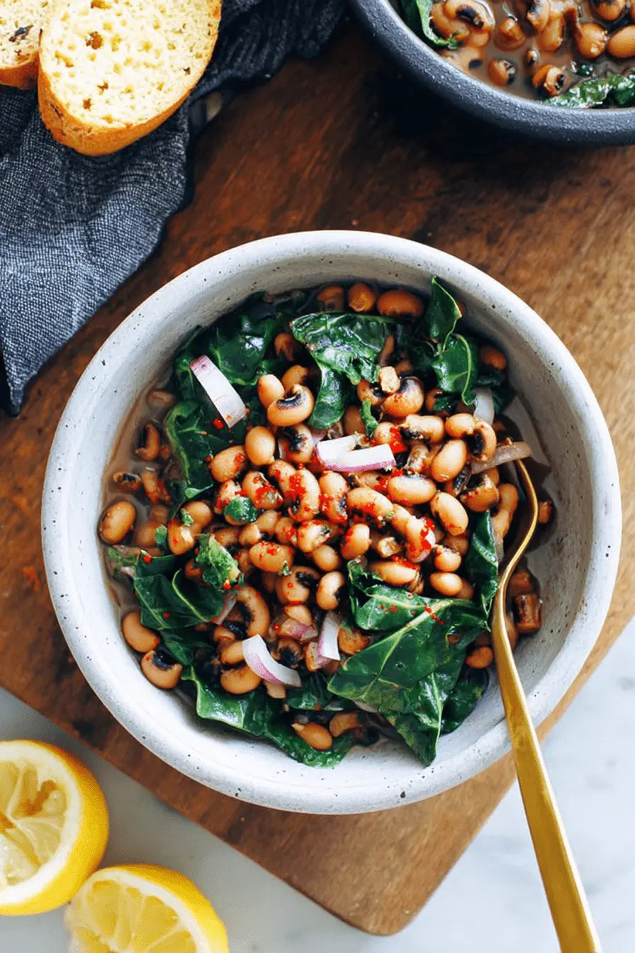 Vegetarian Black Eyed Peas Recipe