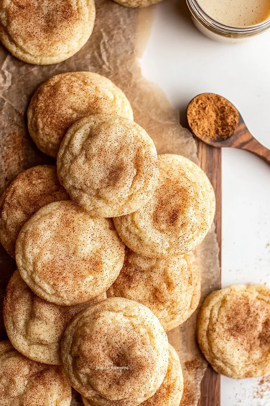 Chewy Eggnog Snickerdoodles