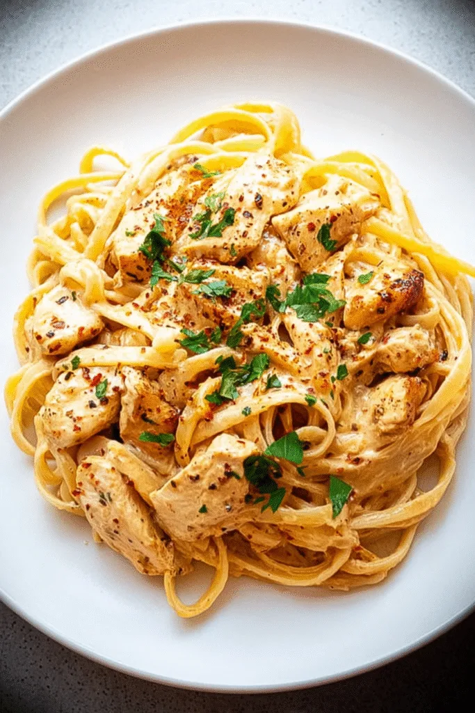 Cowboy Butter Chicken Linguine Recipe