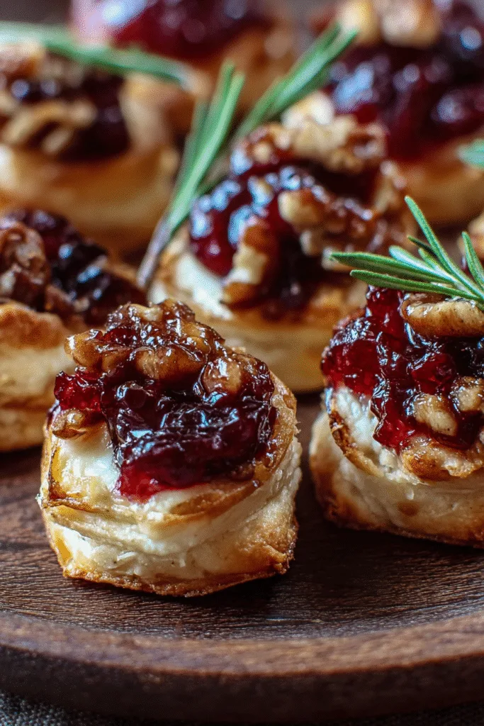 Cranberry Brie Bites
