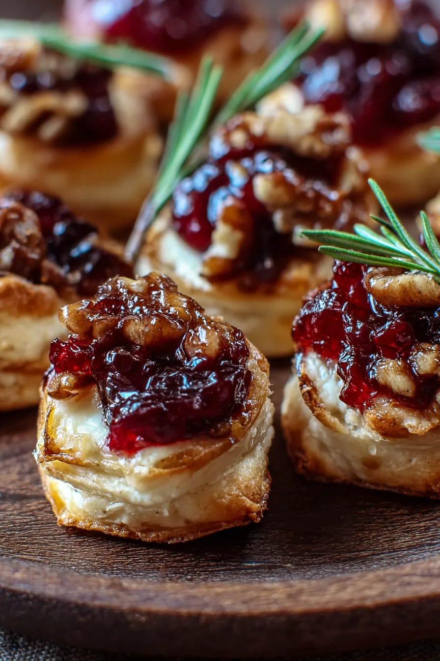 Cranberry Brie Bites