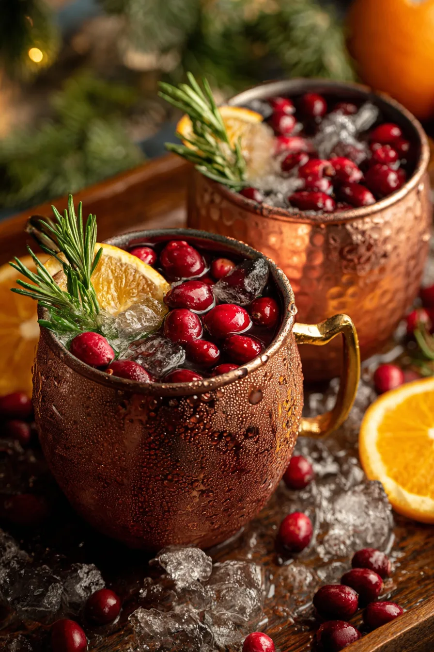 Cranberry Orange Moscow Mule recipe
