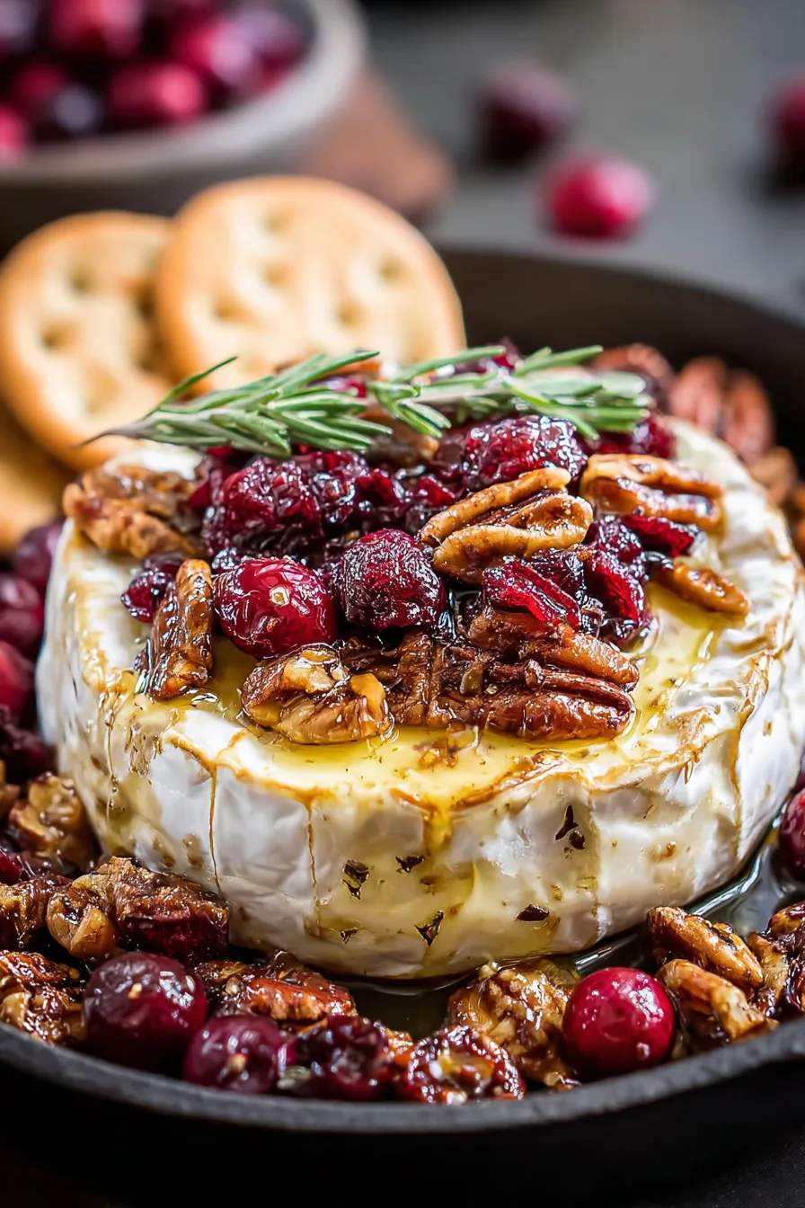 Cranberry Pecan Baked Brie
