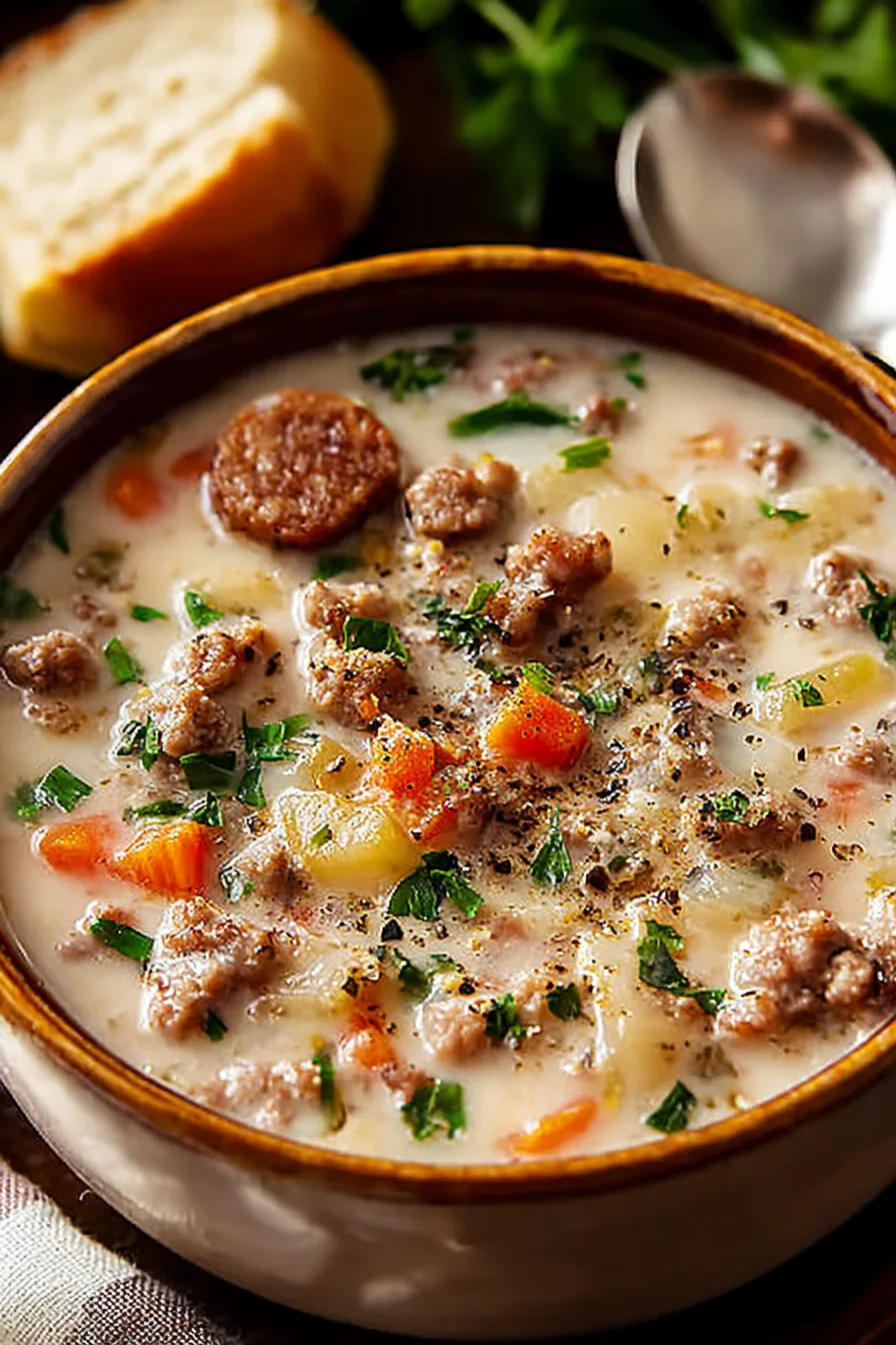 Creamy Sausage Soup Recipe
