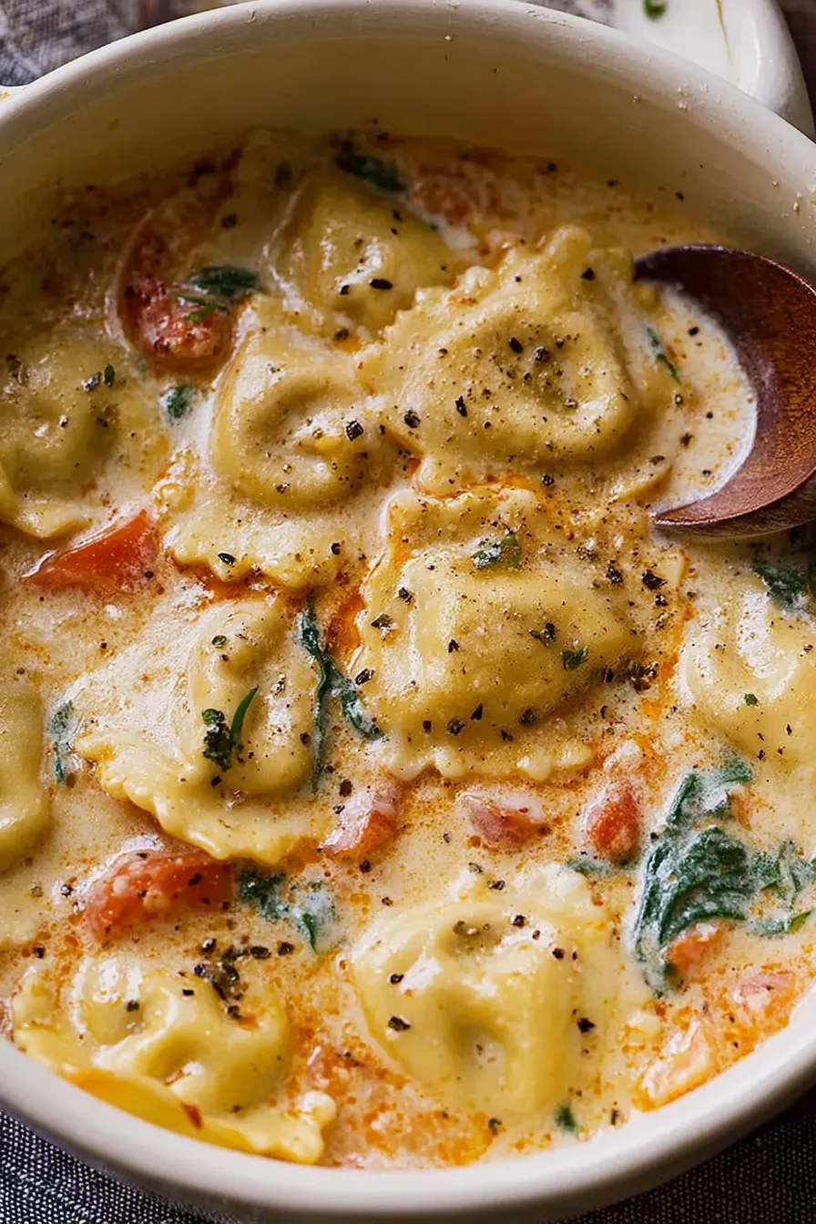 Easy Ravioli Soup Recipe