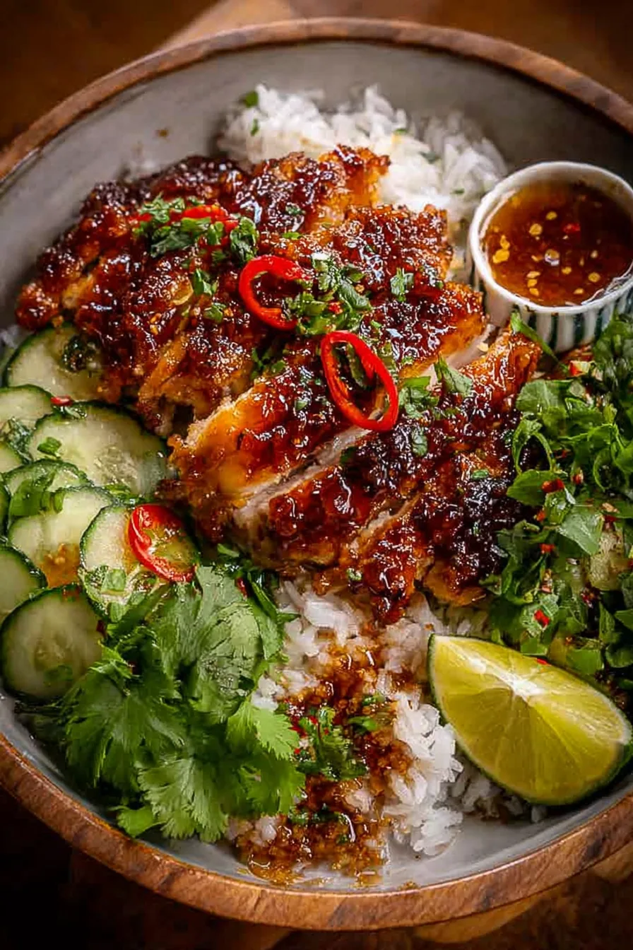 Hot Honey Chicken Bowls