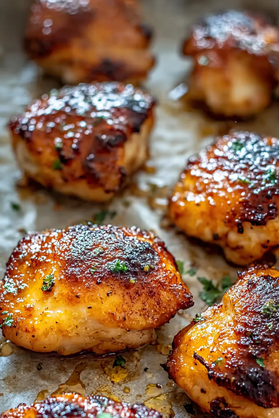 Hot Honey Chicken Thighs