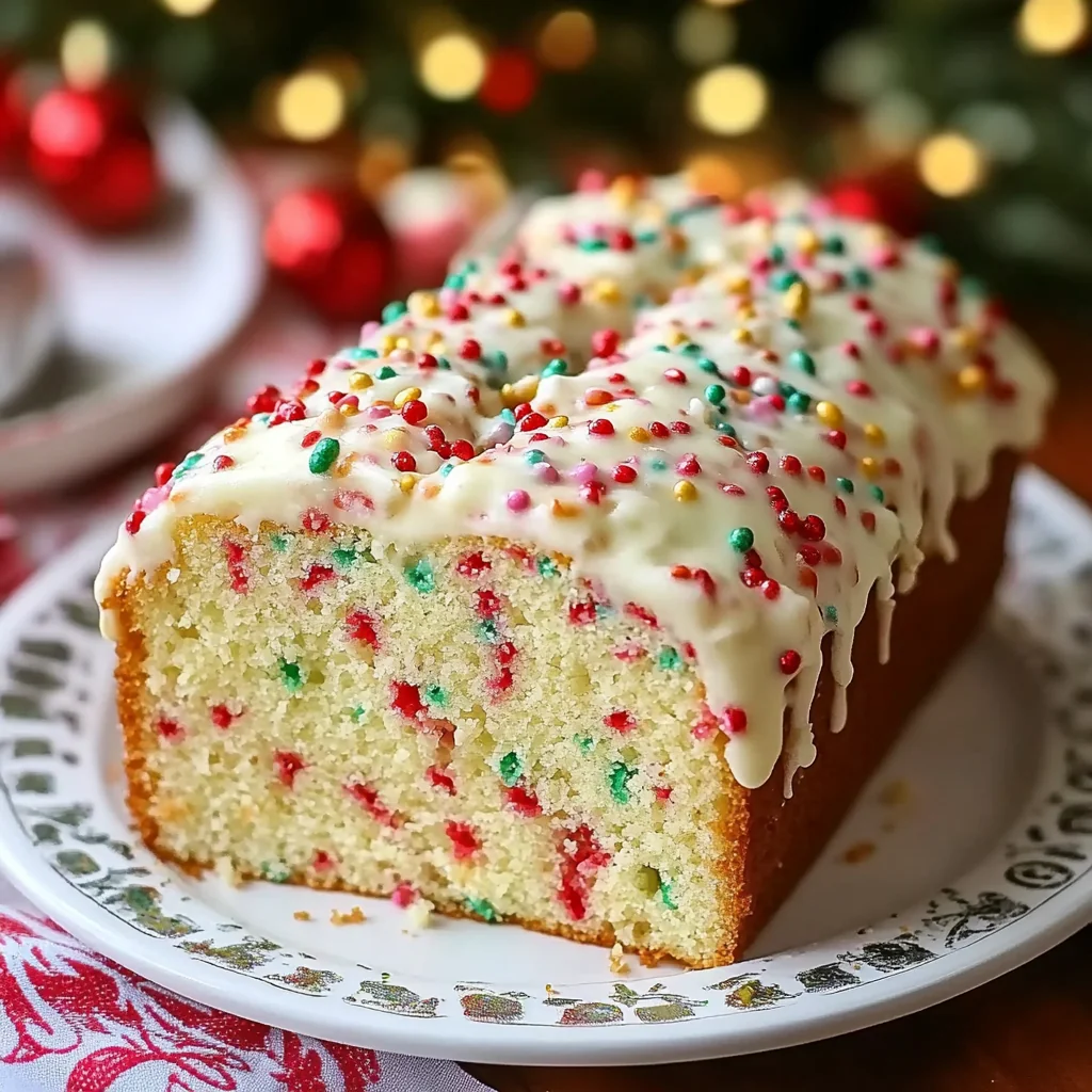 Festive Christmas Sprinkle Buttermilk Bread