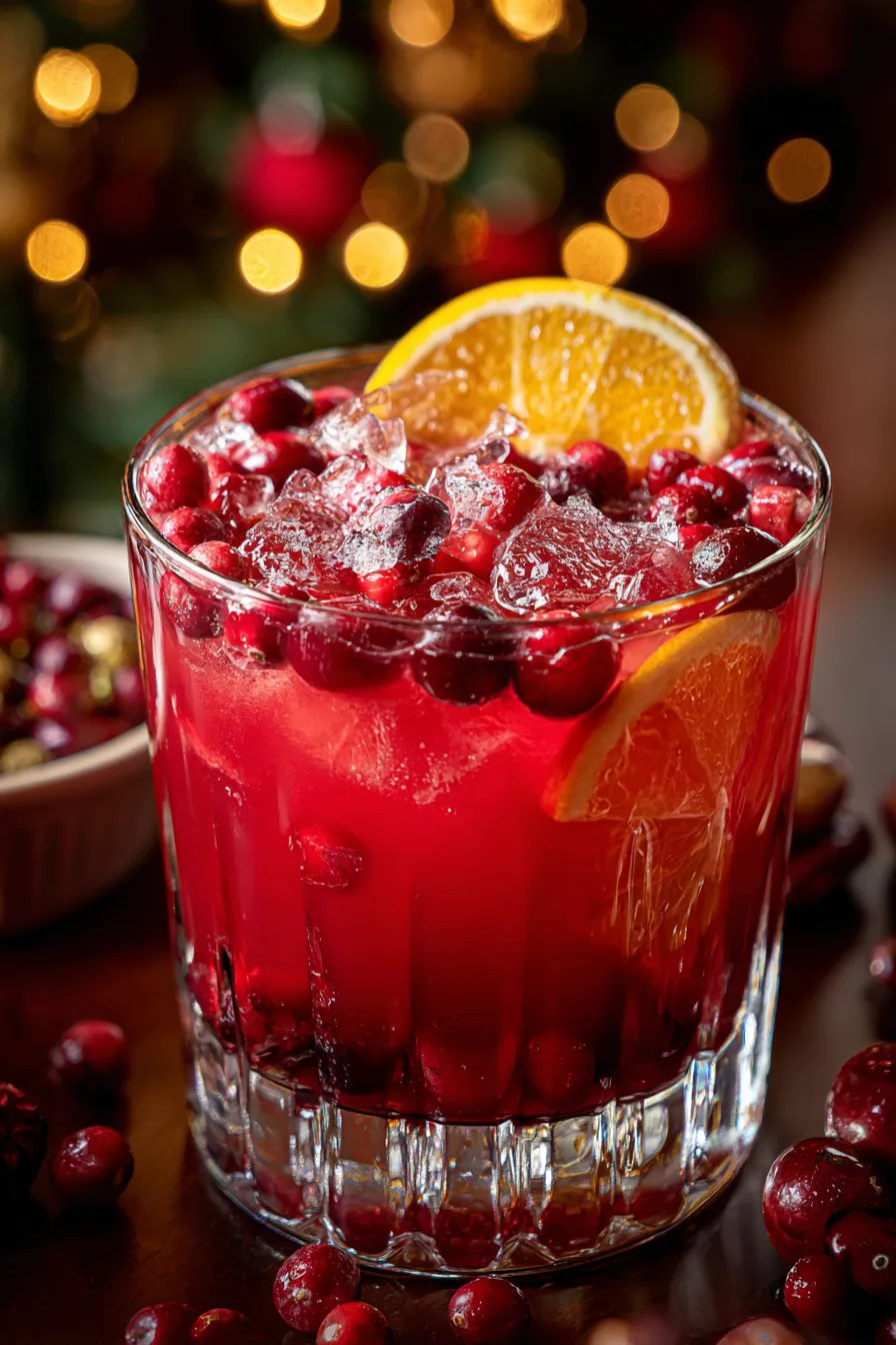 Non-Alcoholic Cranberry Citrus Christmas Punch