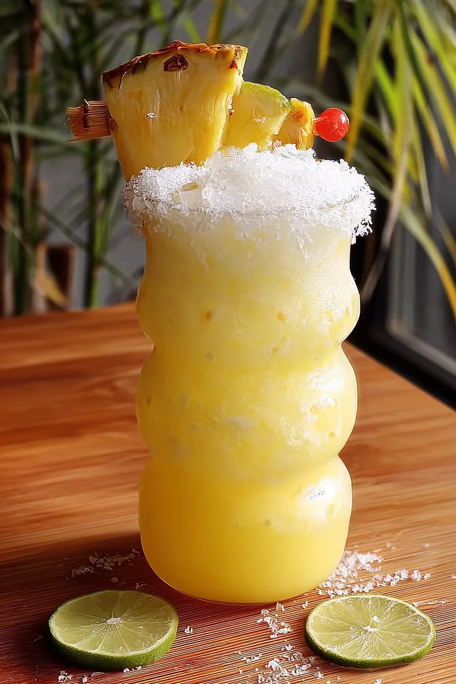 Non Alcoholic Piña Colada Punch Your Easy Tropical Party Drink!