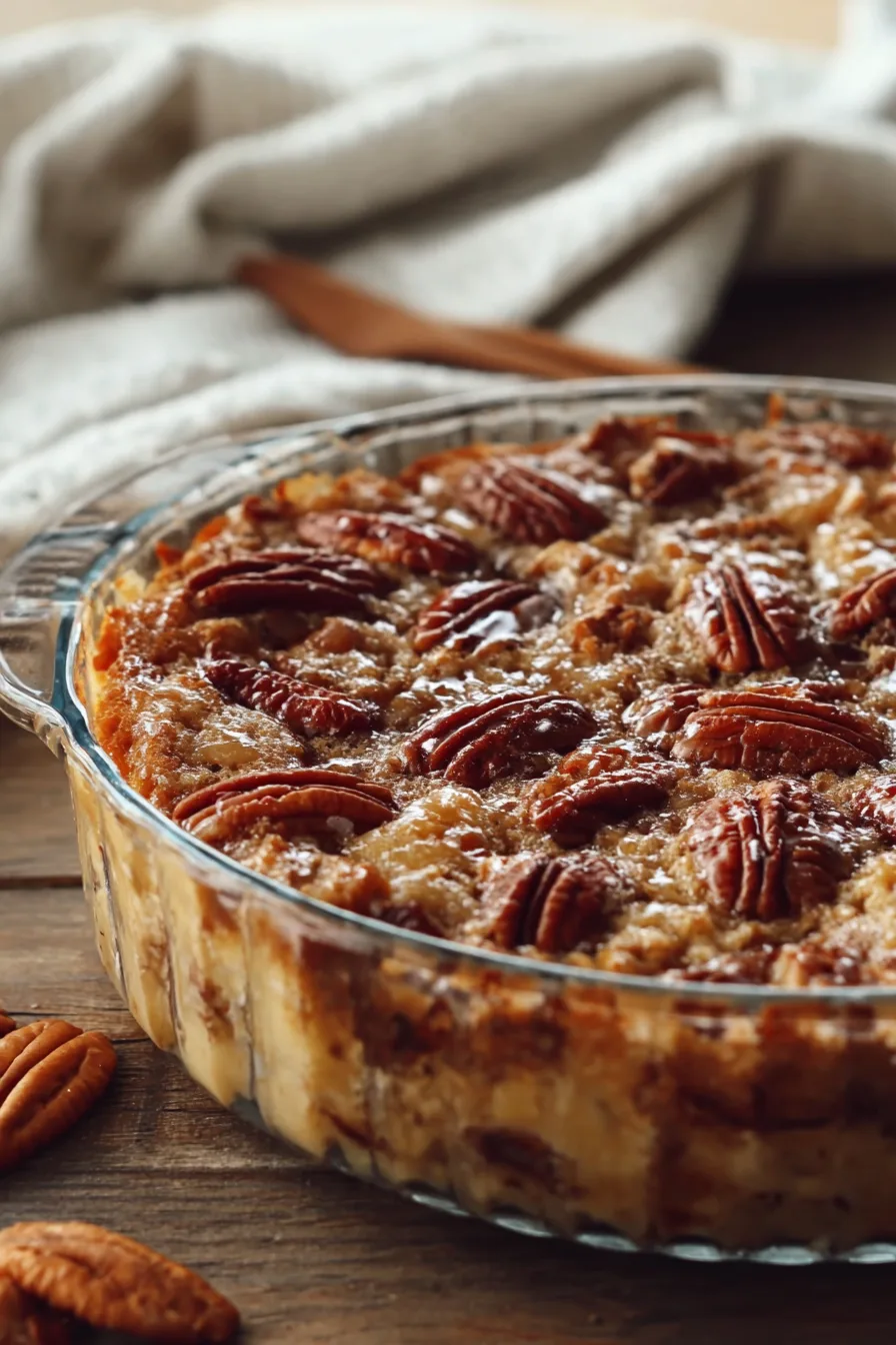 Pecan Pie Dump Cake