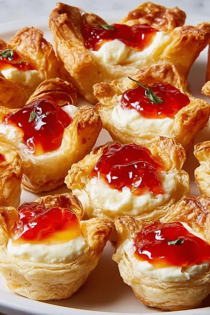 Pepper Jelly and Cream Cheese Bites