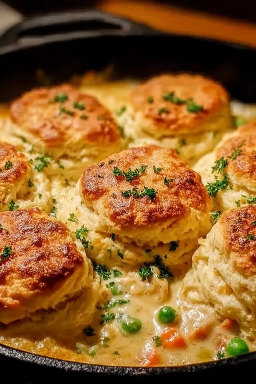 Red Lobster Biscuit Chicken Pot Pie