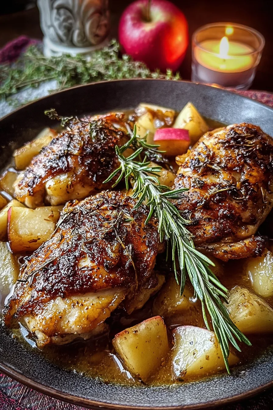 Rosemary Apple Cider Chicken Recipe