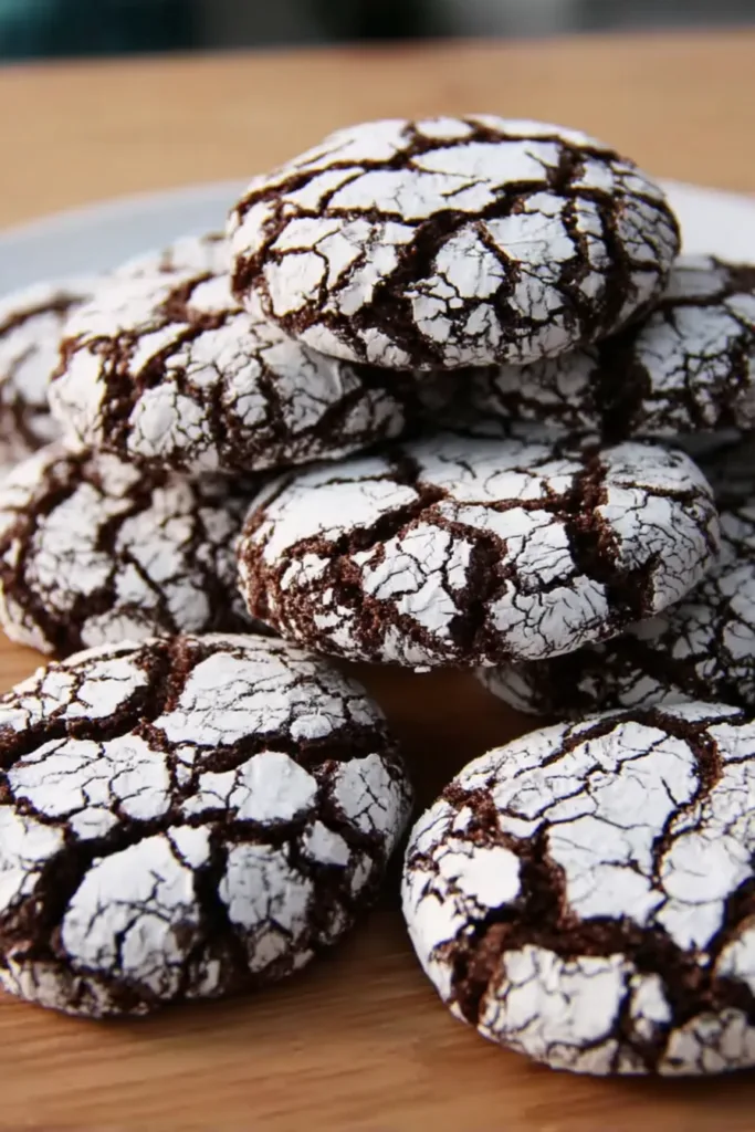 Chocolate Crinkle Cookies Recipe