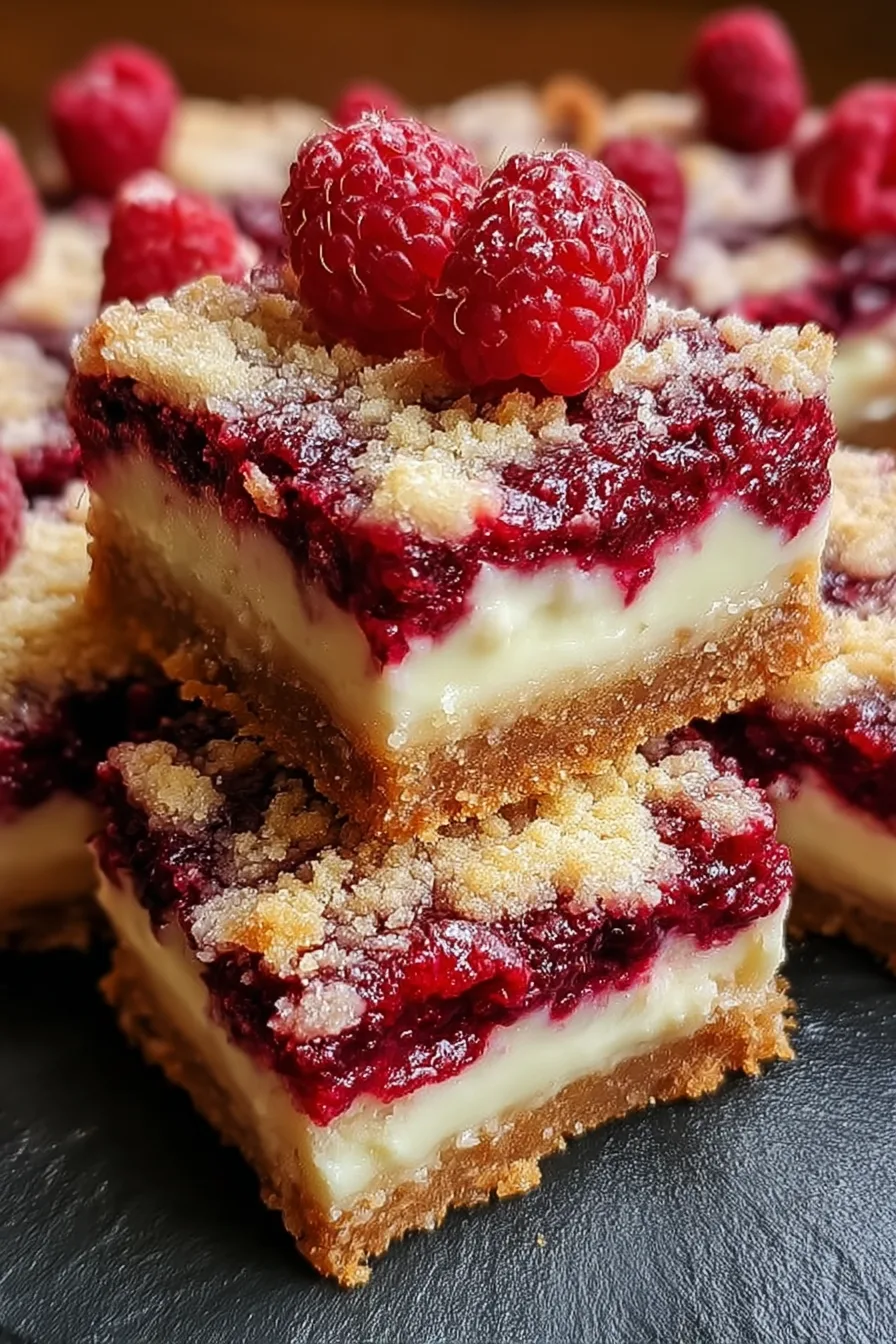 Decadent Raspberry Bars