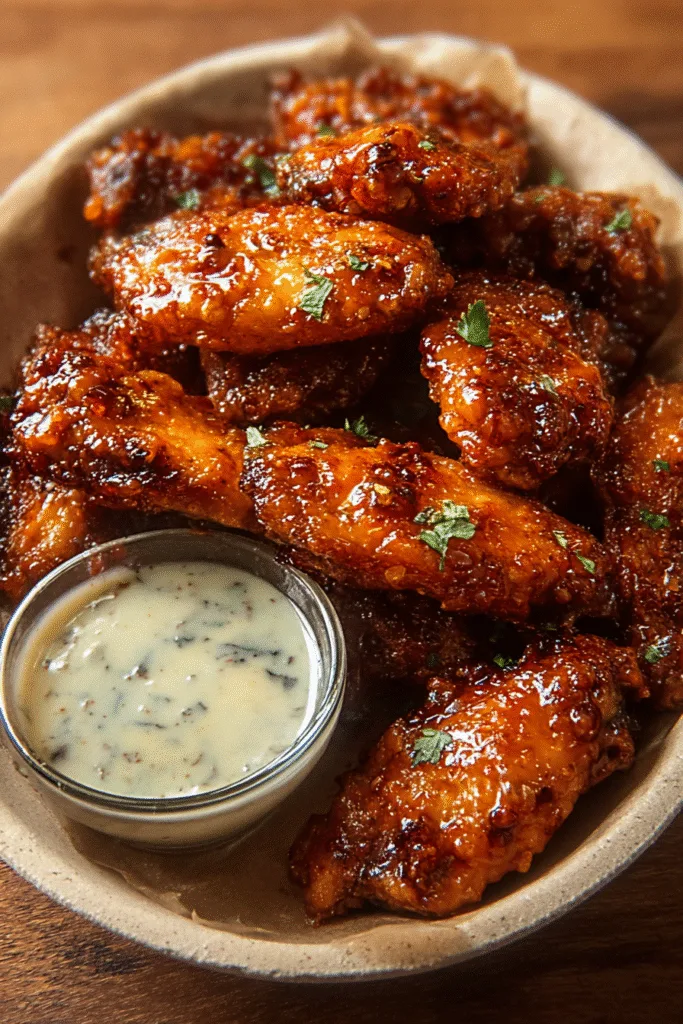 Hot Honey Chicken Wings