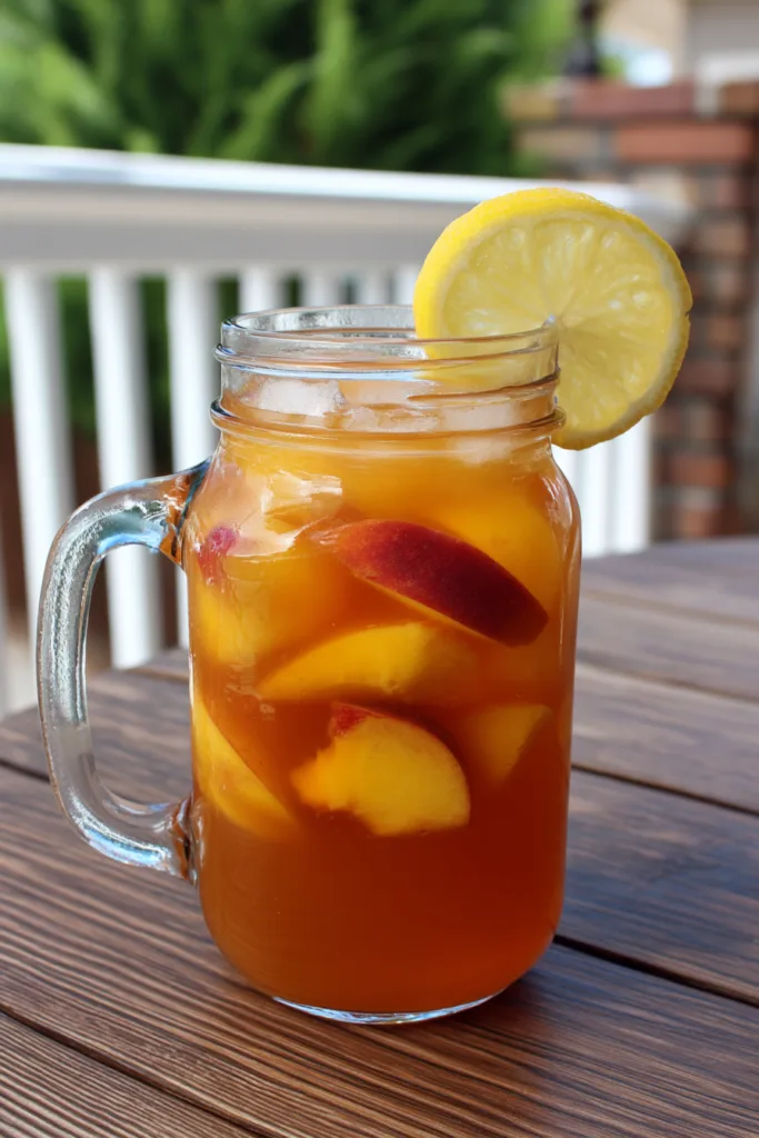 Refreshing Homemade Peach Lemonade (Summer's Best Drink!)